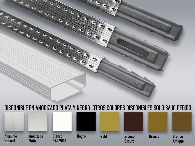SEPARADOR DOBLABLE Profilglass Separador Doblable Aluminio
