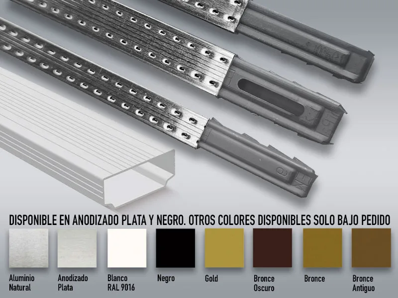 Profilglass Separador Doblable Aluminio